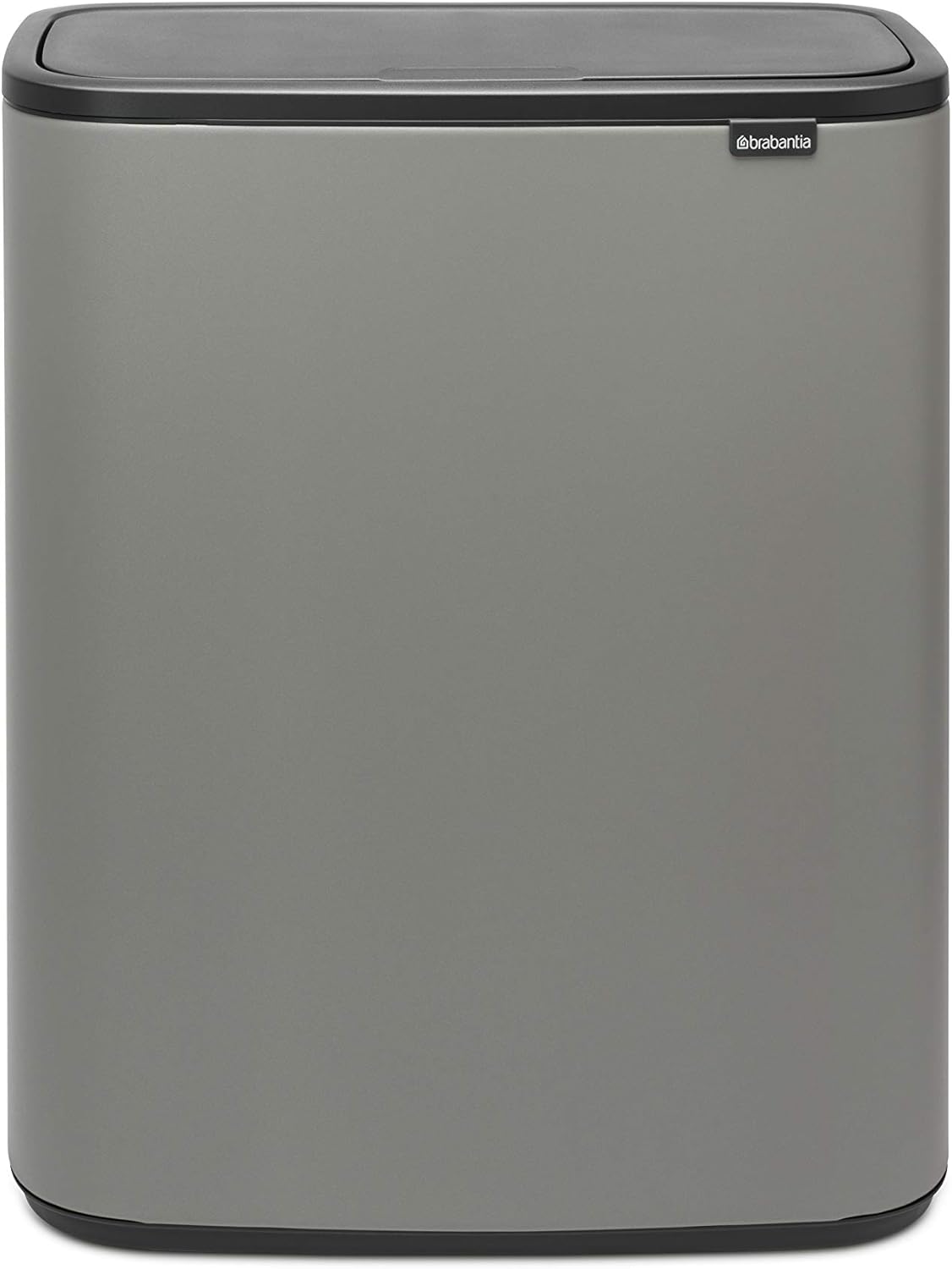 Brabantia Abfalleimer, Stahl matt, Anti-Fingerprint, 2 x 30 l