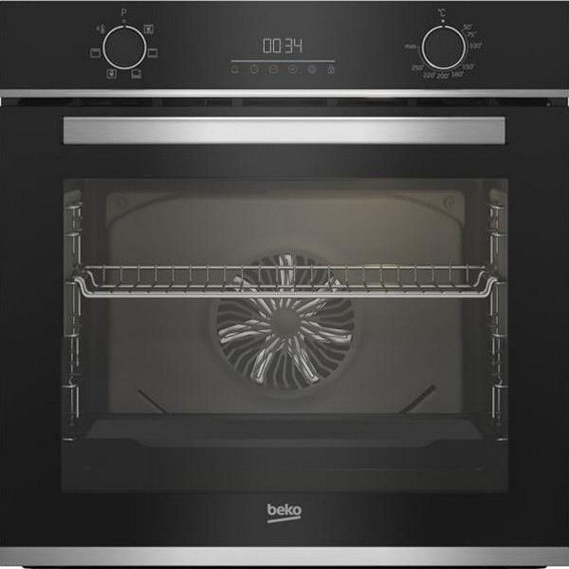 Beko Einbau-Multifunktionsbackofen 72 l 60 cm Edelstahl Katalyt - Bbie13300xc