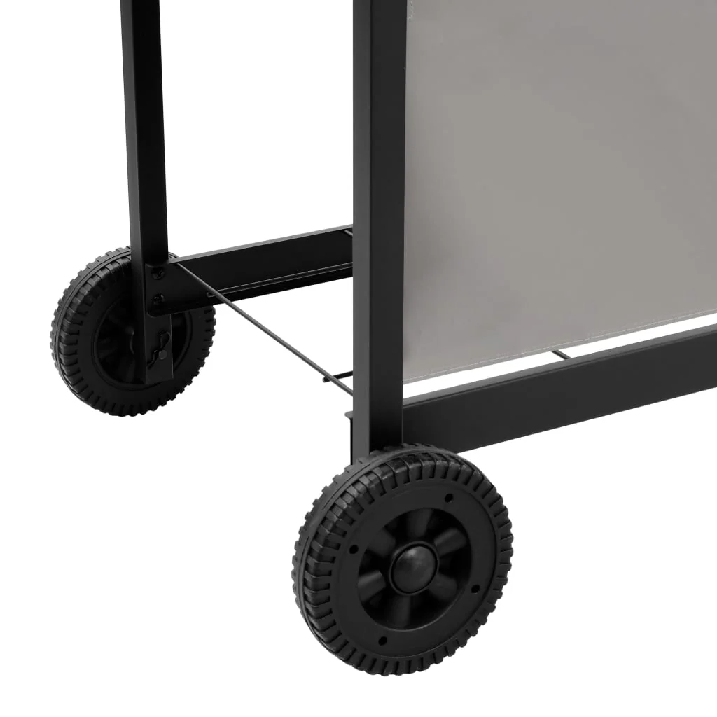 Barbecue à gaz 2025 à 6 brûleurs, noir et argent V0288