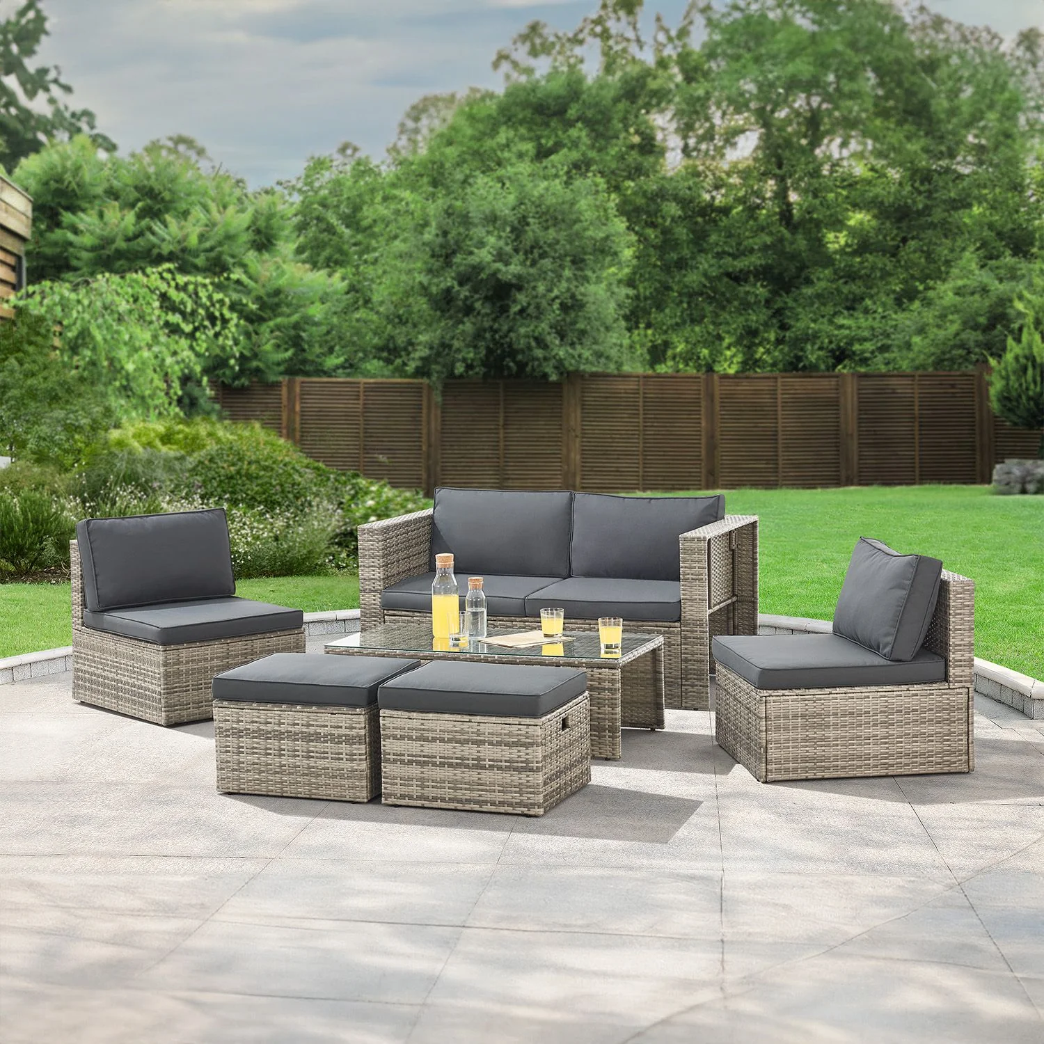 Ensemble de jardin Salou en polyrotin 2025