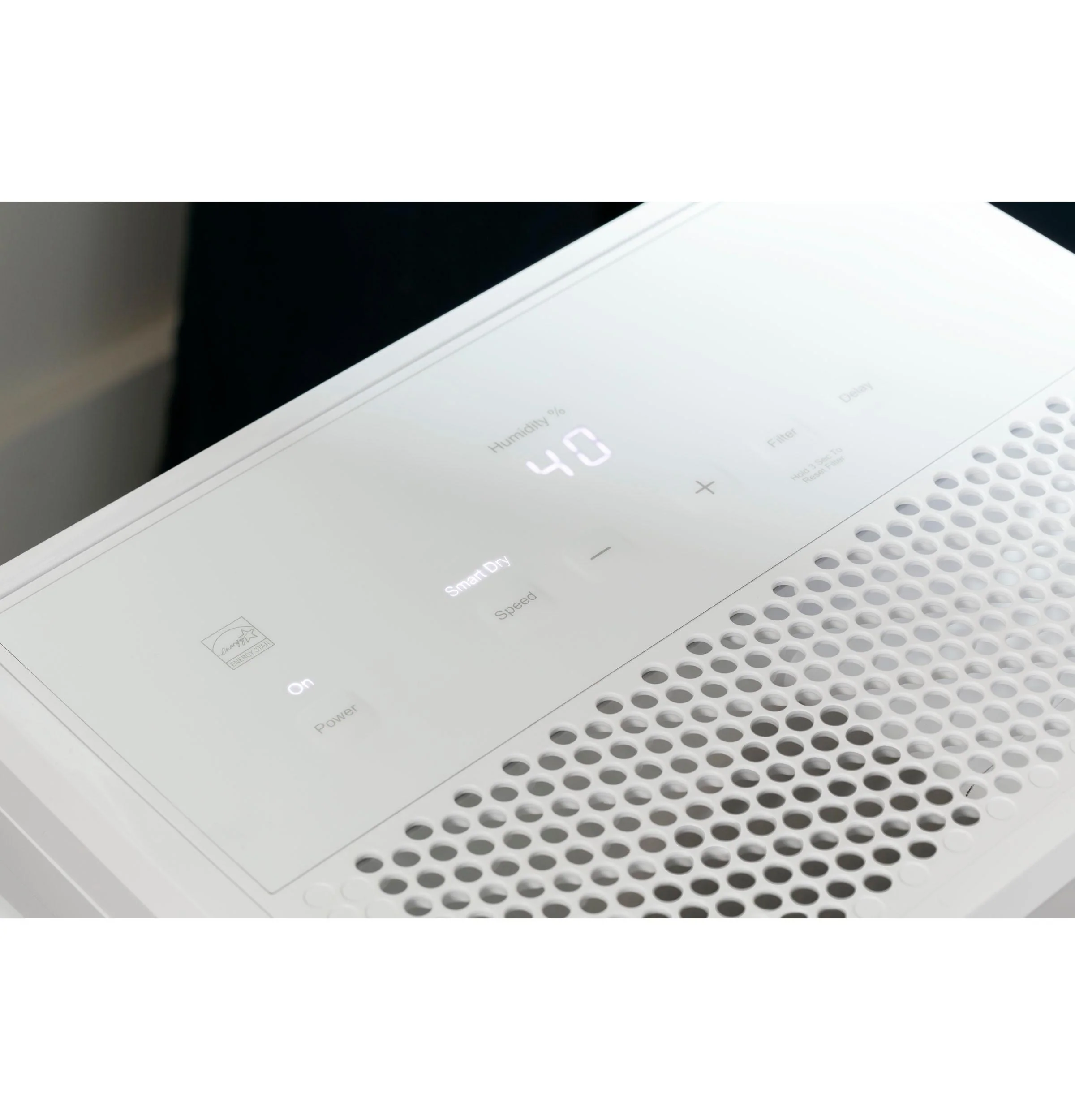 2025 GE Appliances ADHR35LB – Energy Star®-certificeret 35 Pint bærbar affugter med Smart Dry