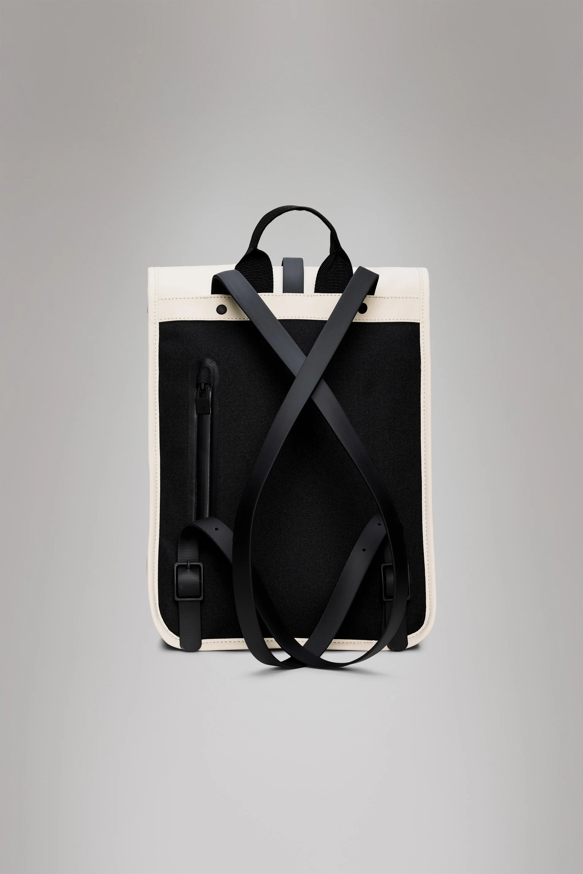 2025 Rolltop Rucksack Mini – Kompakt og vandtæt urban rygsæk med karabinhagelukning – PU-stof – Ideel til daglig pendling