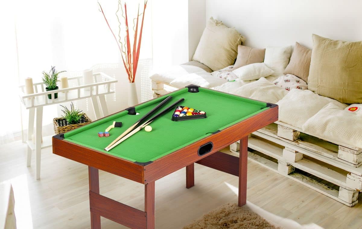 Leomark Spieltisch aus Holz für Kinder und Erwachsene | Spielspaß zu Hause oder auf Partys, Familienunterhaltung | Stabil, lehrreich und einfach aufzubauen