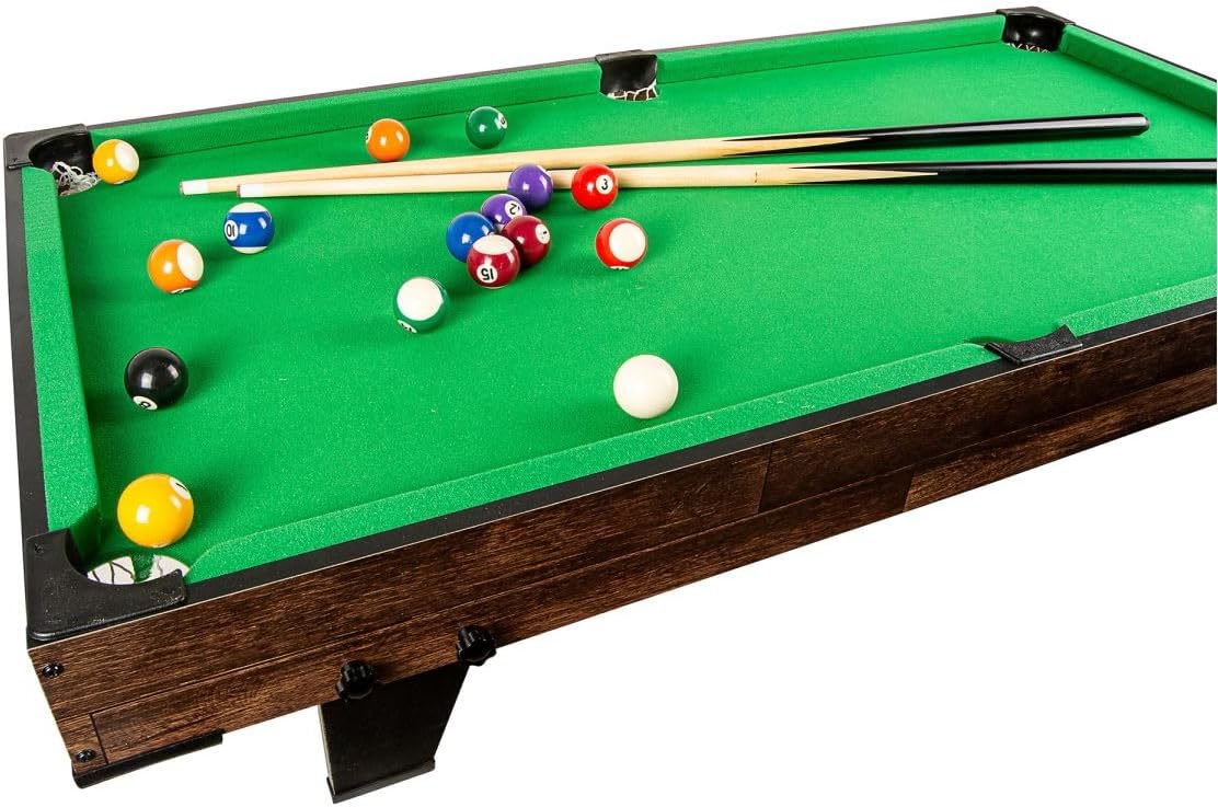 Leomark Spieltisch aus Holz für Kinder und Erwachsene | Spielspaß zu Hause oder auf Partys, Familienunterhaltung | Stabil, lehrreich und einfach aufzubauen