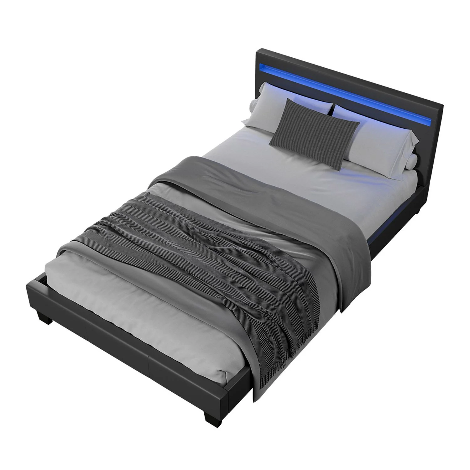 Lit capitonné Verona 2025, 120 x 200 cm, blanc