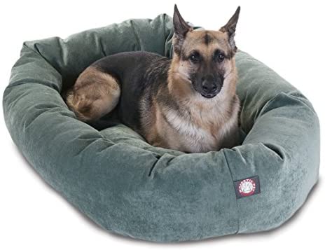 Majestic Pet Villa Bagel Hundeseng | Beroligende donutformet seng, flere størrelser og farver