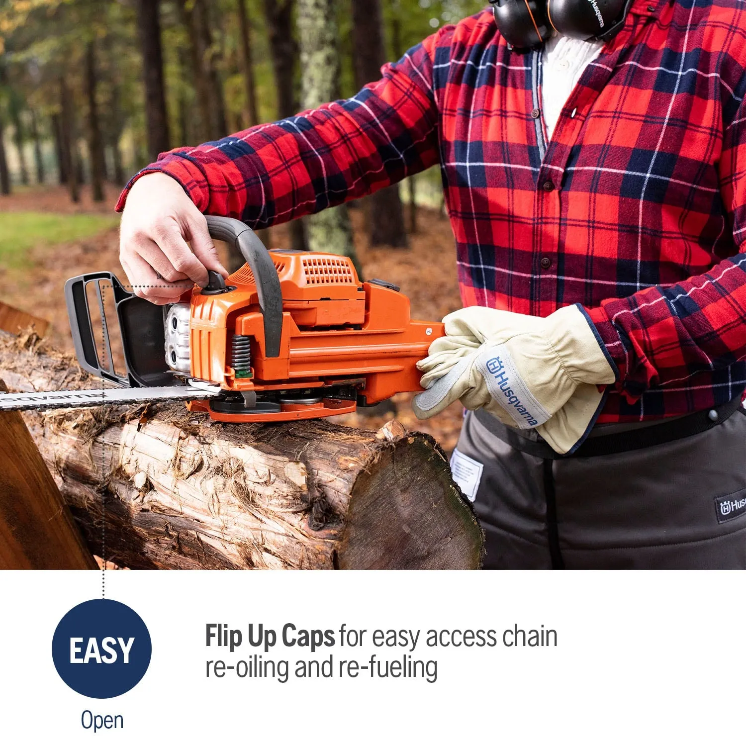 50,2cc, 50 cm totakts benzinmotorsav: model 450 Rancher