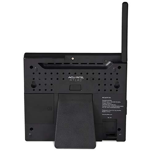 AcuRite Atlas Wetterstation mit direkter WLAN-Verbindung, Display und Blitzerkennung, Schwarz