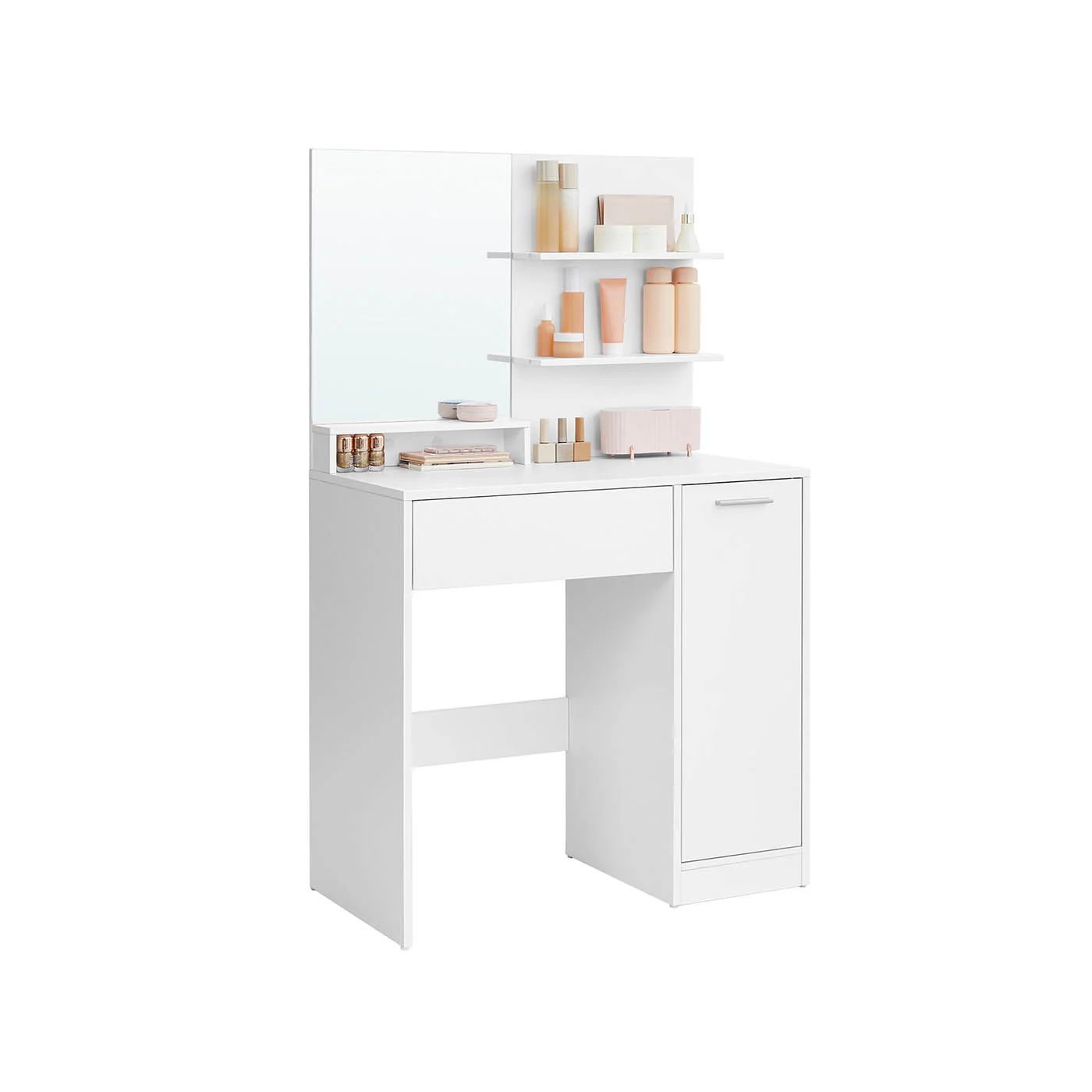 Moderne hvidt toiletbord