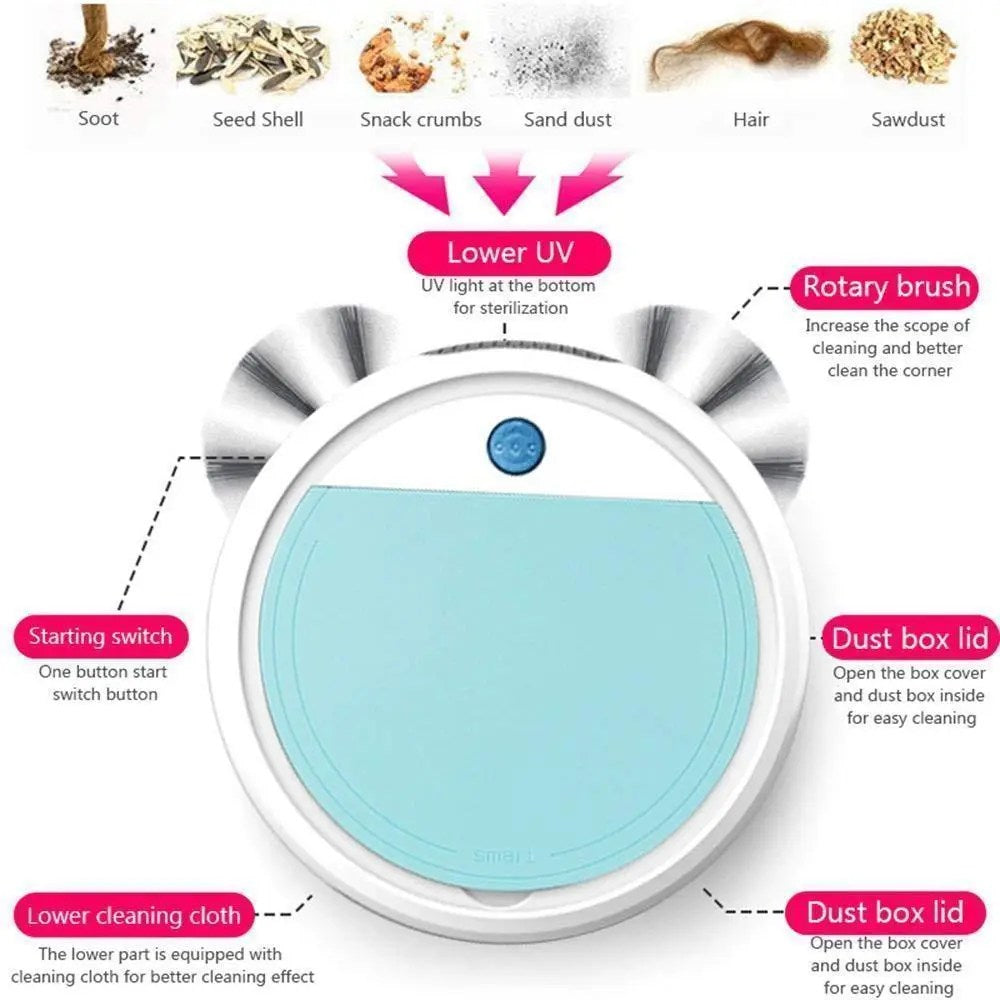 Aspirateur robot sans fil automatique Intelli-Kleen 2025