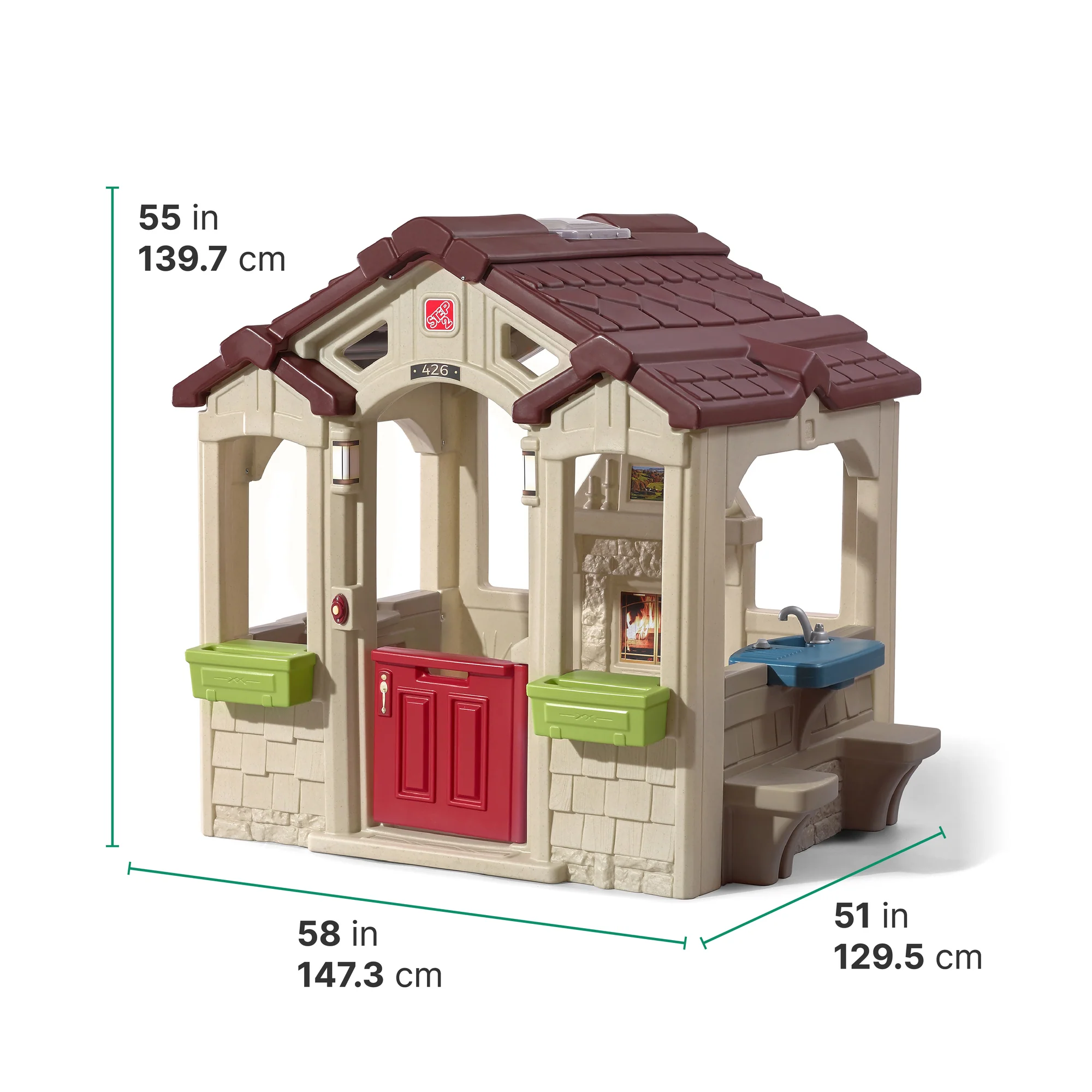 Charming Little House™ – Gemütliches und offenes Spielhaus für Kinder