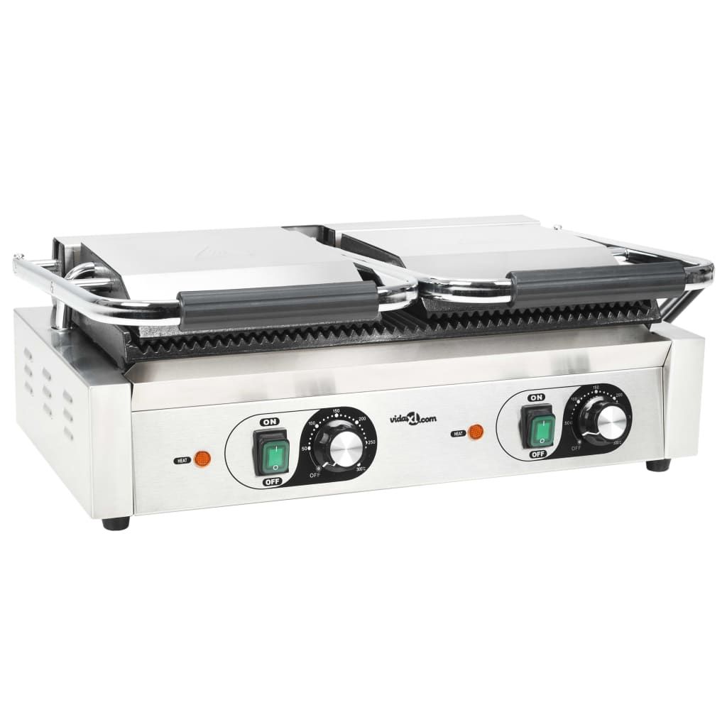Doppelrippengrill 3600 W 57x30,5x20 cm Vidaxl