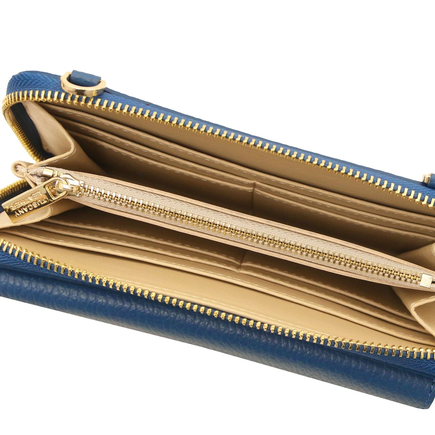 Urania - Leather phone wallet with strap | TL142433