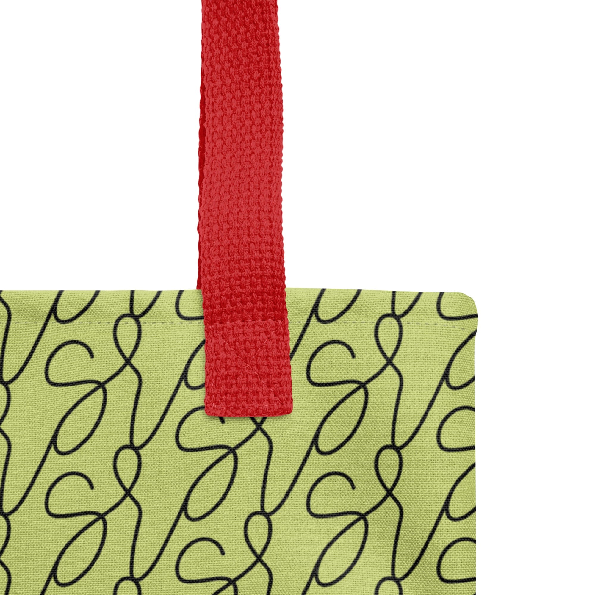 Olive Green Logo Tote Bag