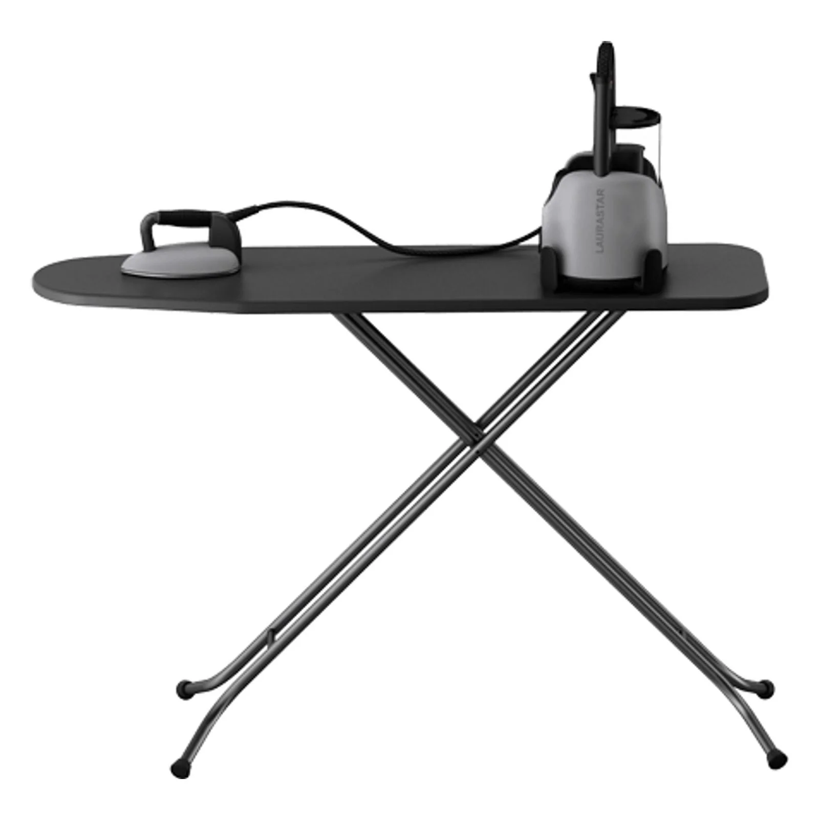 LauraStar Lift Xtra Tragbare Dampfbügelstation aus Aluminium, 2025, 2200 W, 1,1 L, Schwarz und Grau