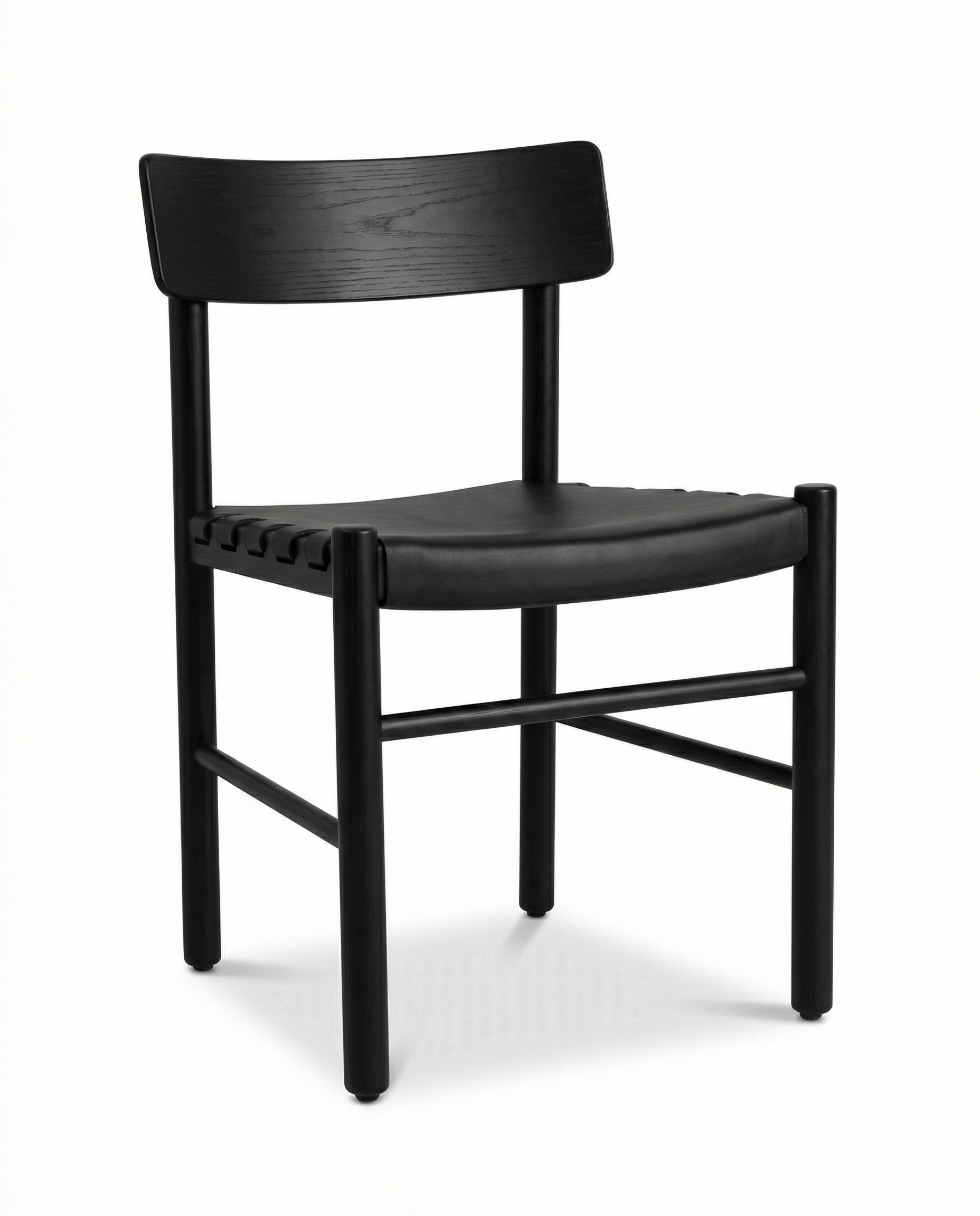 Silla de comedor Cesco - Fresno negro