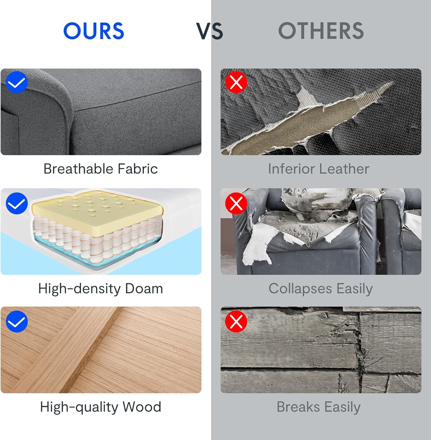 FLEXISPOT Elektrischer Relaxsessel mit verstellbarer Rückenlehne, Neigungswinkel 105° bis 155°, ergonomischer Relaxsessel für Schlafzimmer, Wohnzimmer und Heimkino (Dunkelgrau)