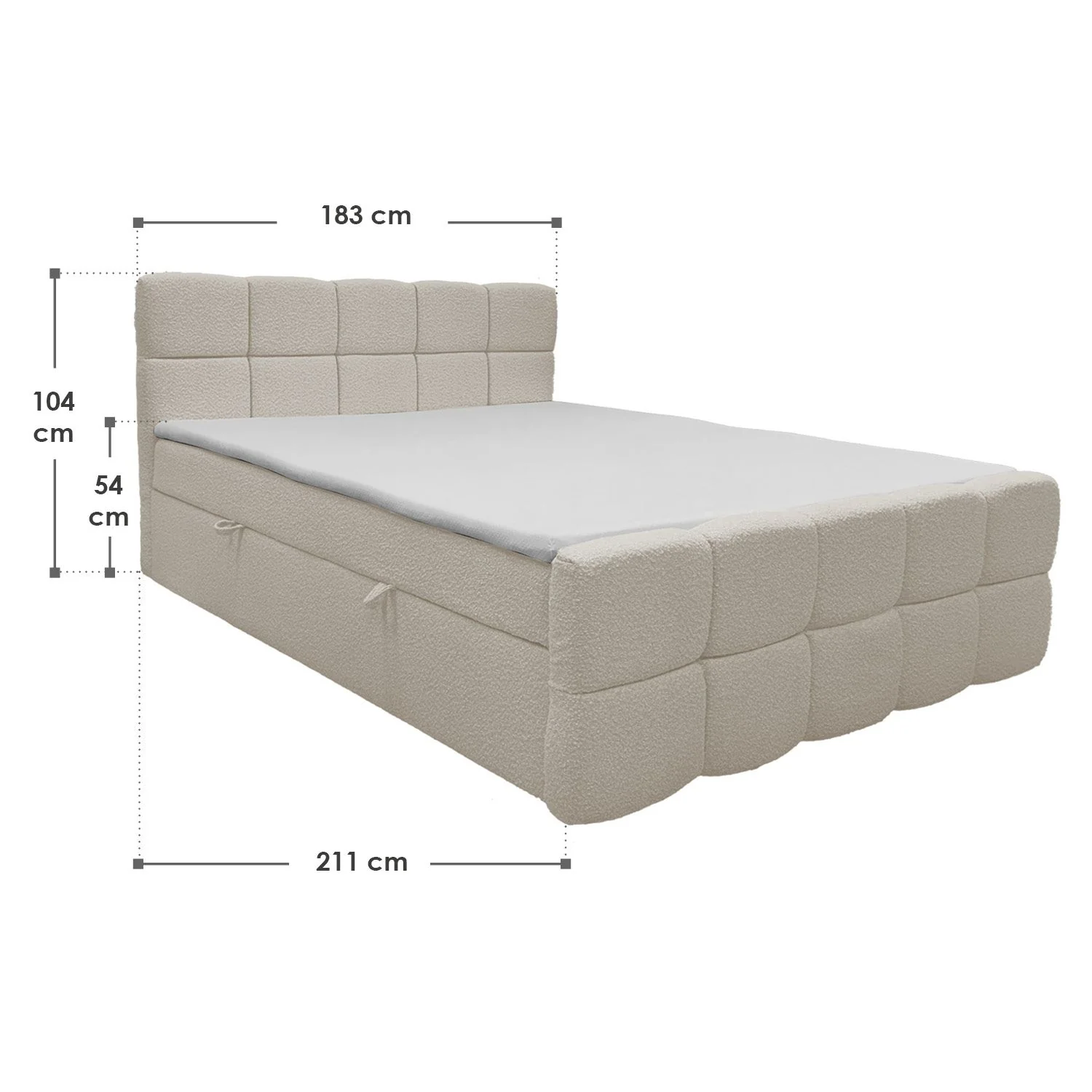 Lit Calgary 2025 avec rangement