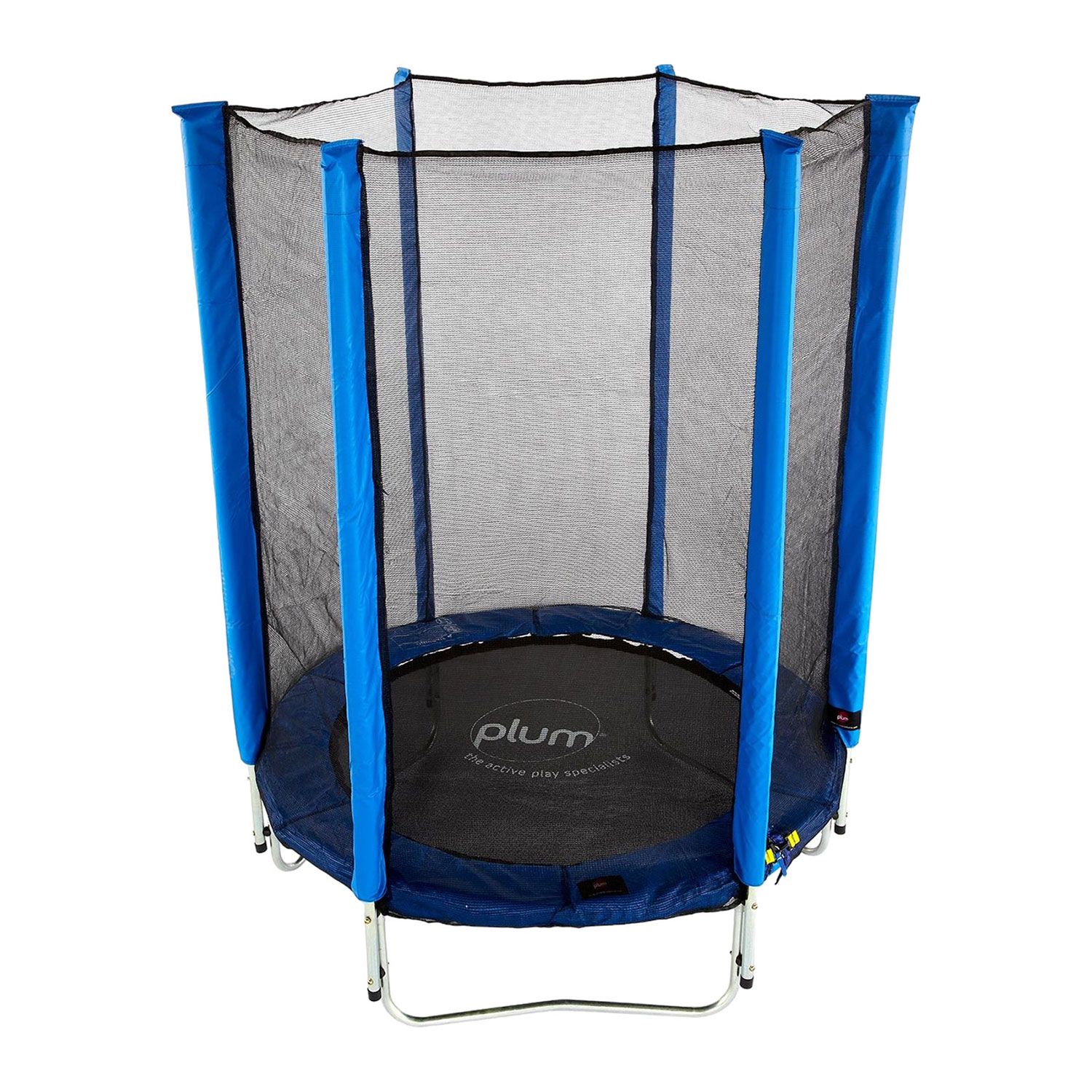 Plum Junior Trampolin mit Sicherheitsnetz, blau, 1,20 m