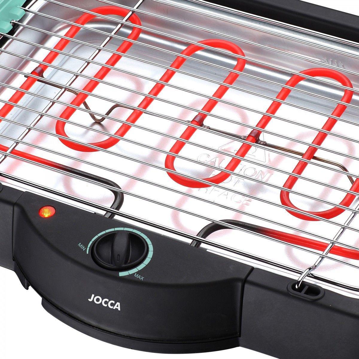 Jocca 2000W Elektrogrill mit herausnehmbarer Grillschale