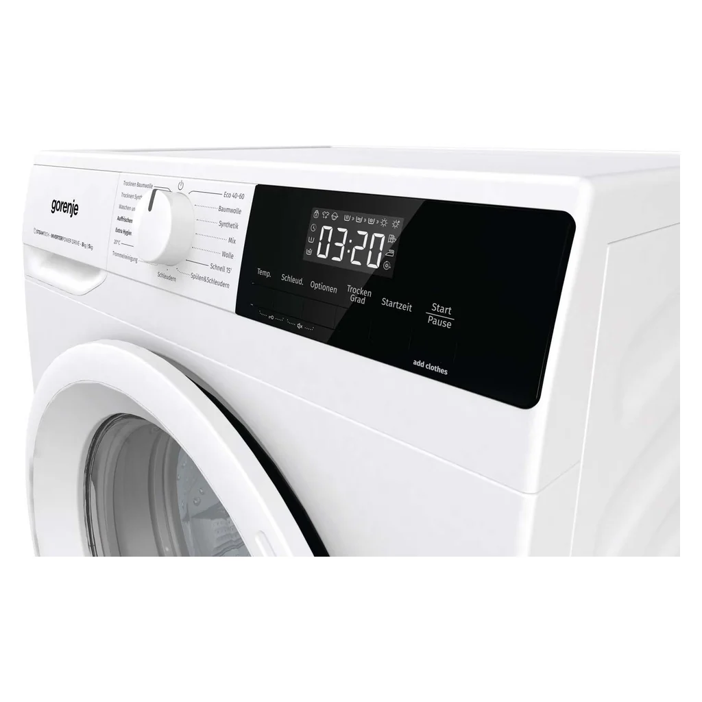 Gorenje W3D2A854ADPS/DE Waschtrockner, Baujahr 2025, 8/5 kg, 1400 U/min, mit Dampffunktion