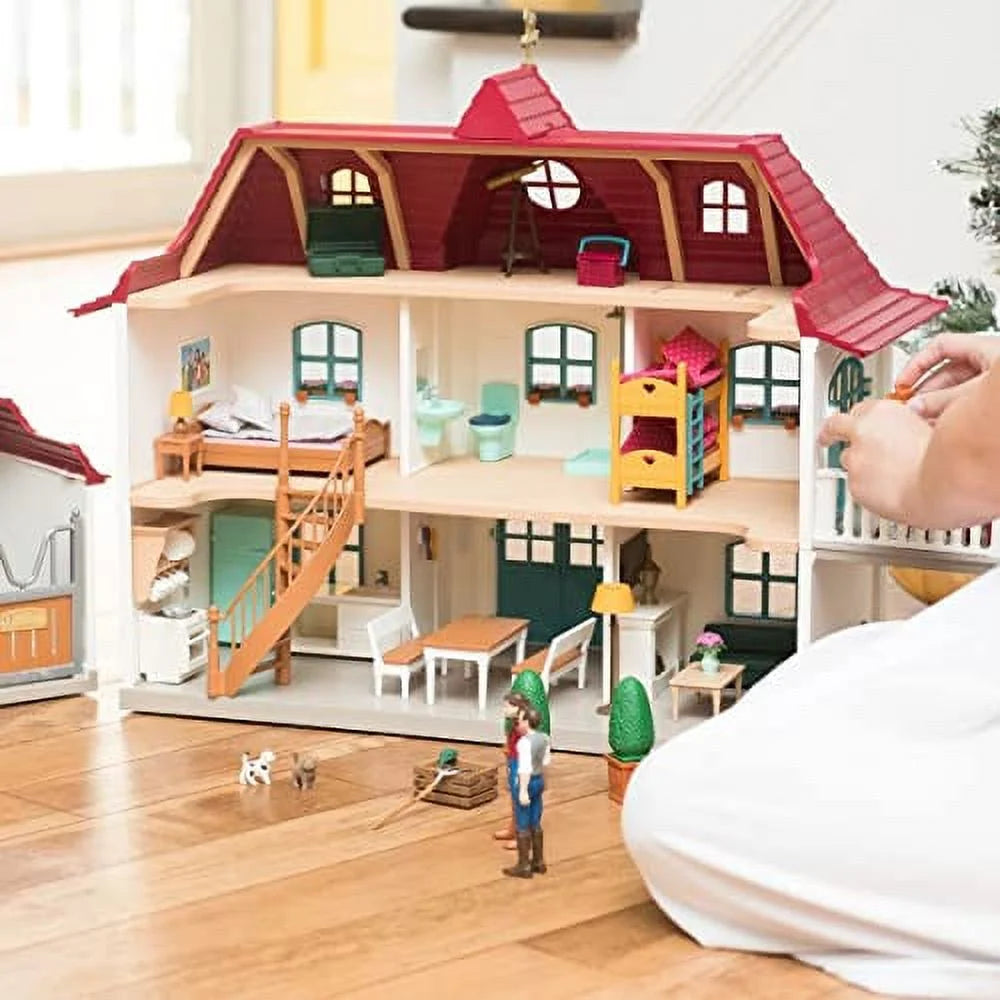 Schleich – Horse Club 2025: Landhaus und Stall am See mit Zubehör. 192 Teile.