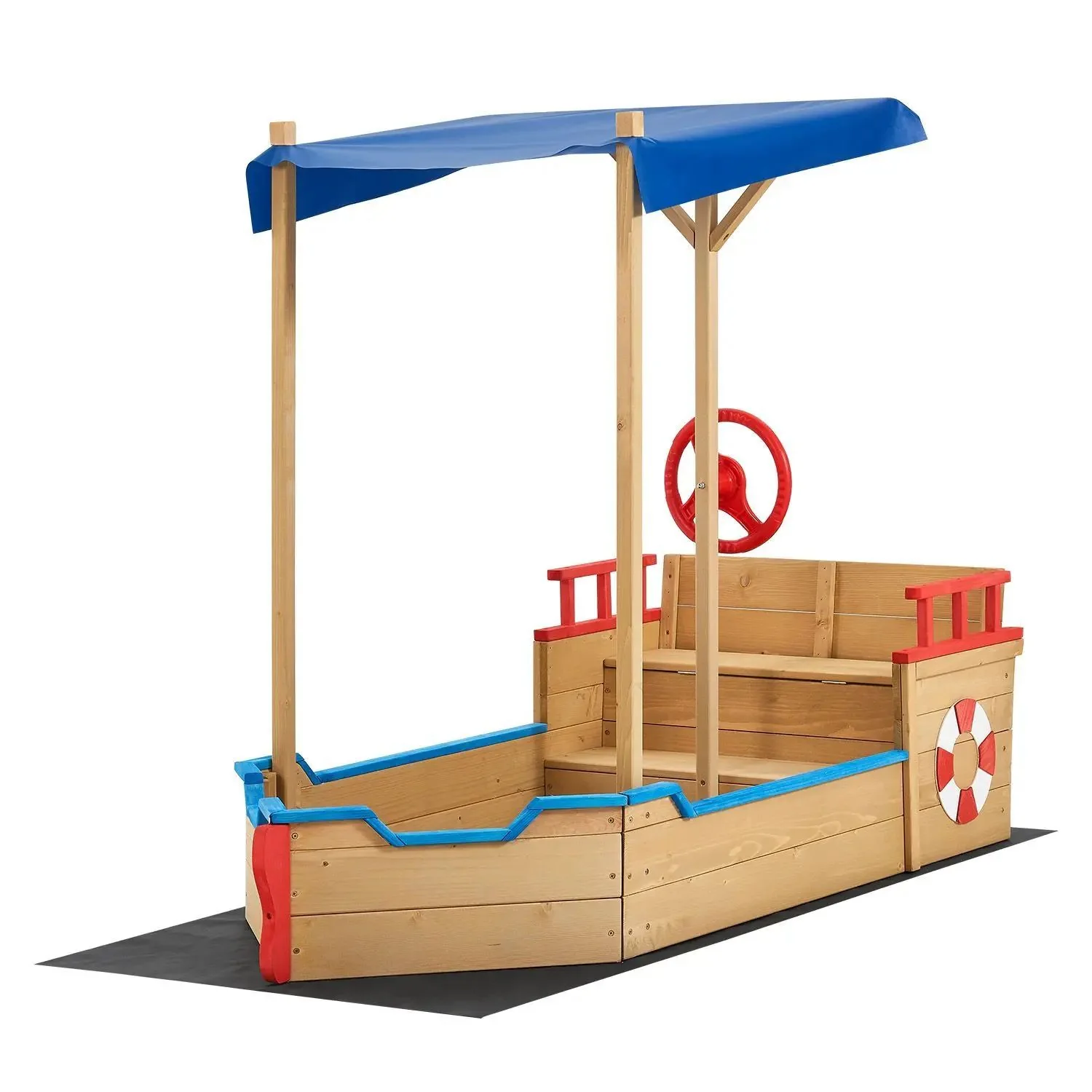 2025 Käpt'n Pit Sandkasten – Piratenschiff aus Holz