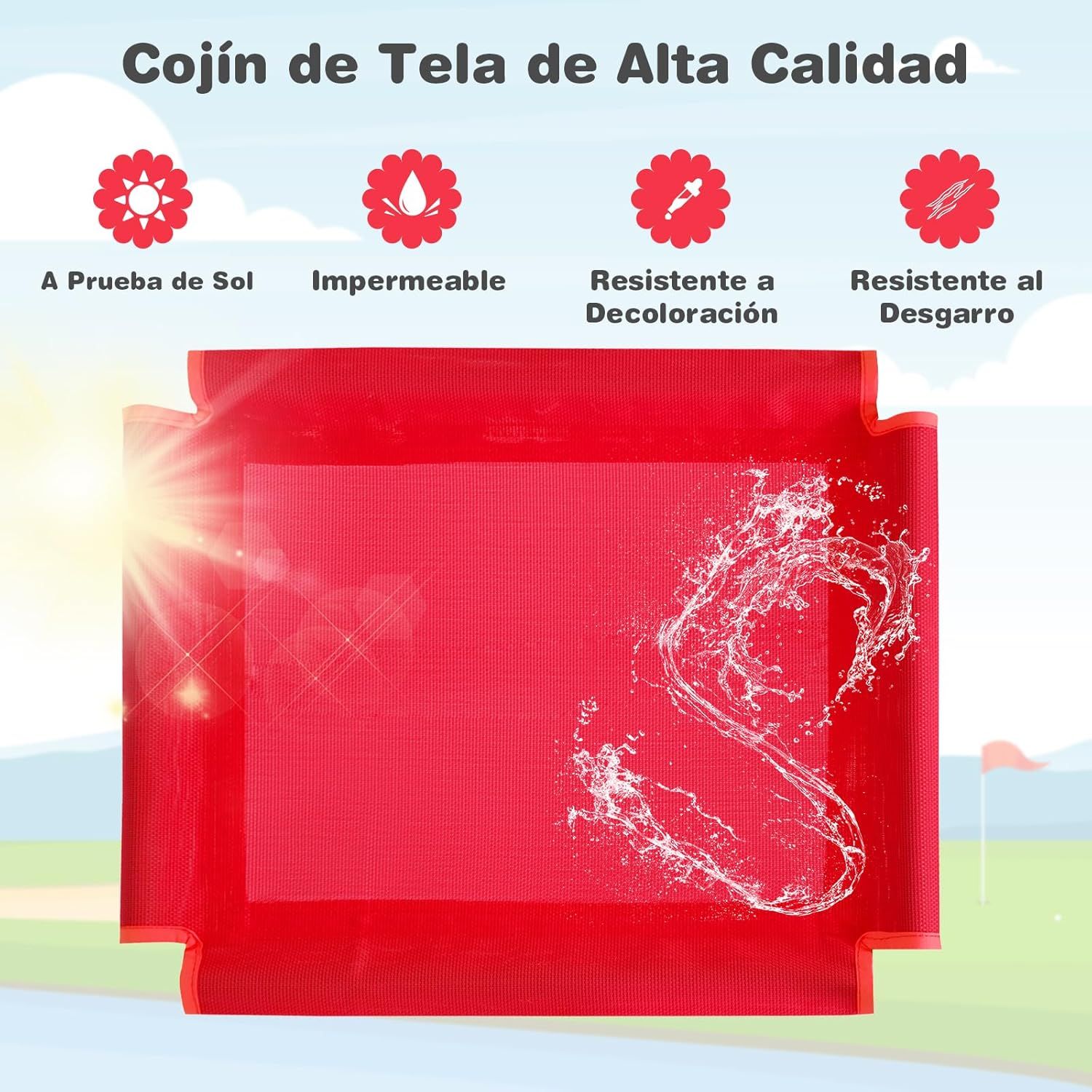 Kletterkuppel, geometrisches Kuppelspielset mit stabiler Rutsche, Costway 242 x 183 x 92 cm, mehrfarbig