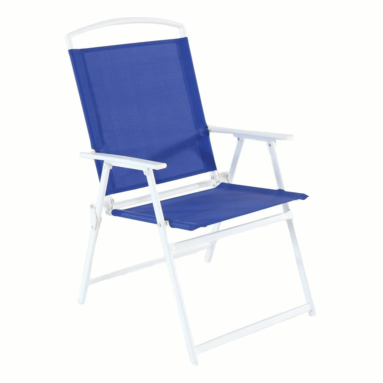 2025 Mainstays Albany Lane 6-delt udendørs spisebordssæt med parasol. Stål. Rød