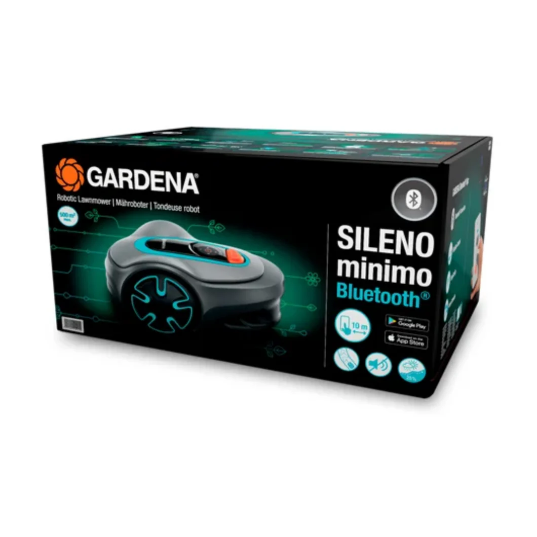 Tondeuse à gazon robotisée Gardena Sileno Minimum 500 (2025)