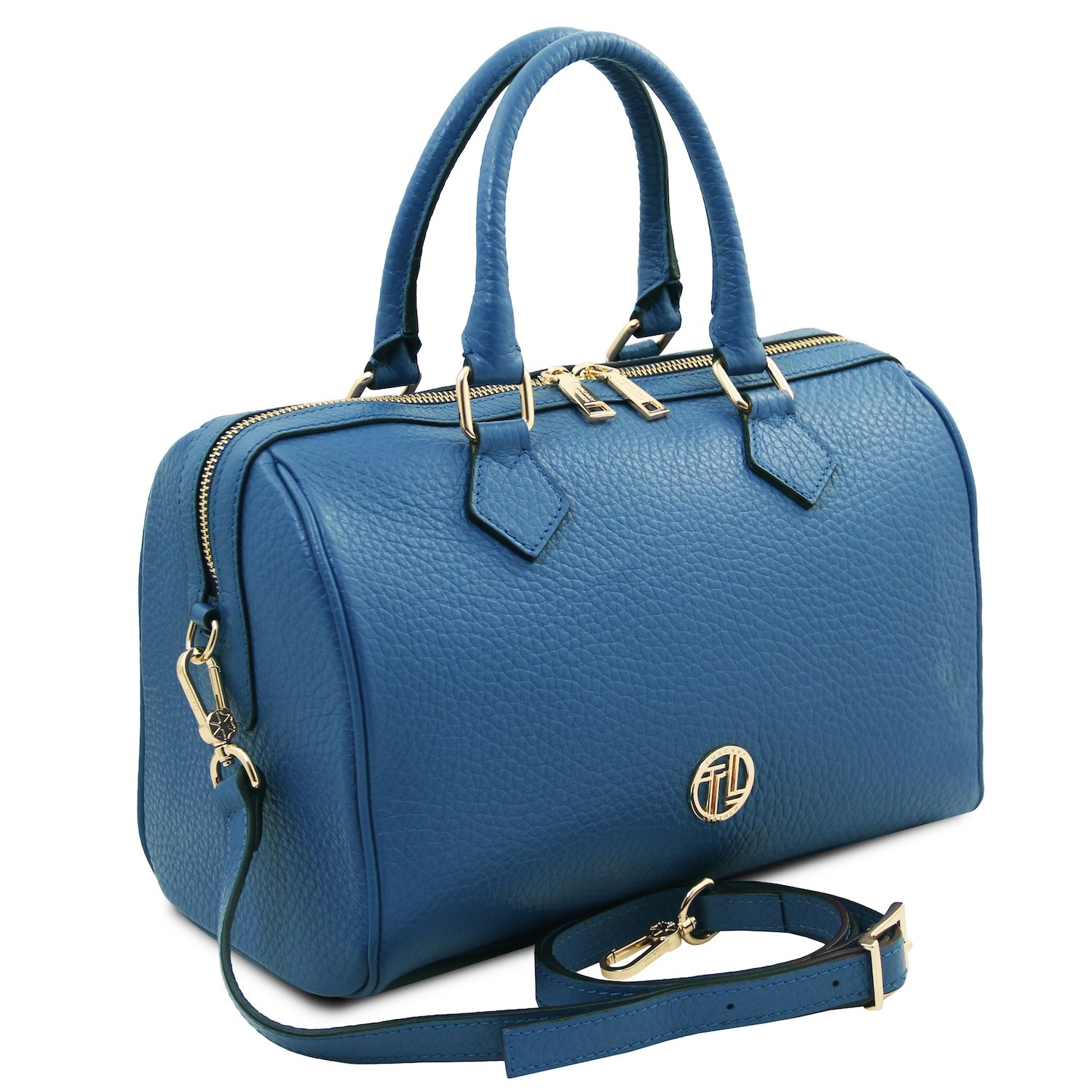 Barrique - Small leather duffle handbag | TL142586