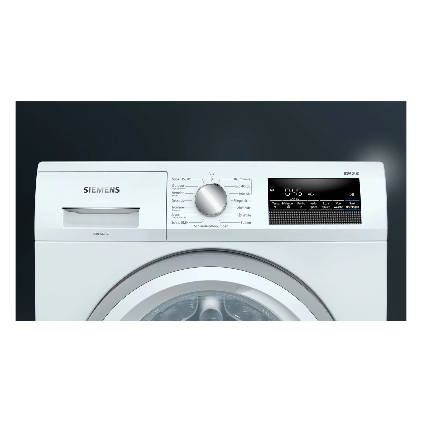 Machine à laver Siemens iQ300 WM14NK98, 8 kg, à chargement frontal, 1400 tr/min, blanche (2025).