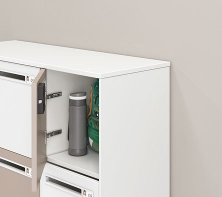 Panel-type schoolbag cabinet