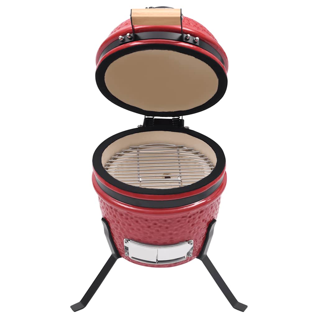 2025 Keramisk Kamado Grill og Smoker 56 cm med rød temperaturindikator