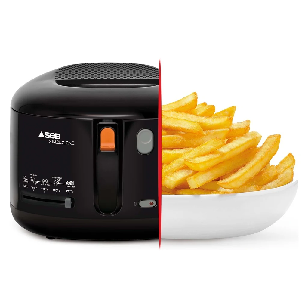 Tefal Simple One FF1608 Schwarze Fritteuse (Modelljahr 2025)