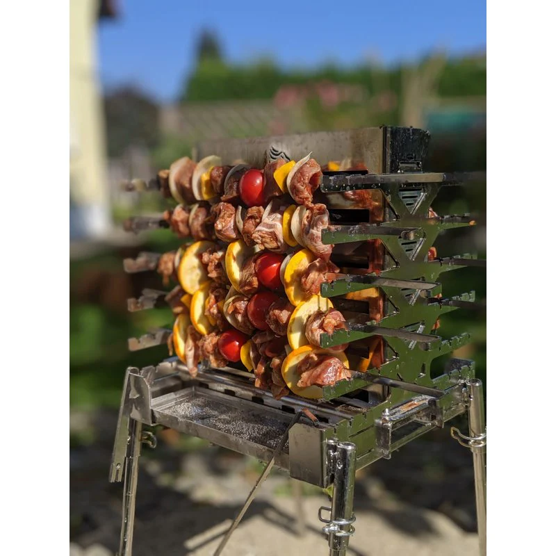 2025 DG Grills Drago Deluxe vertikalt grillsæt