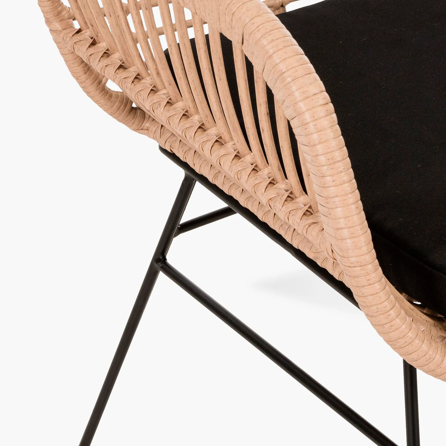 2025 Kreta syntetisk rattanbænk