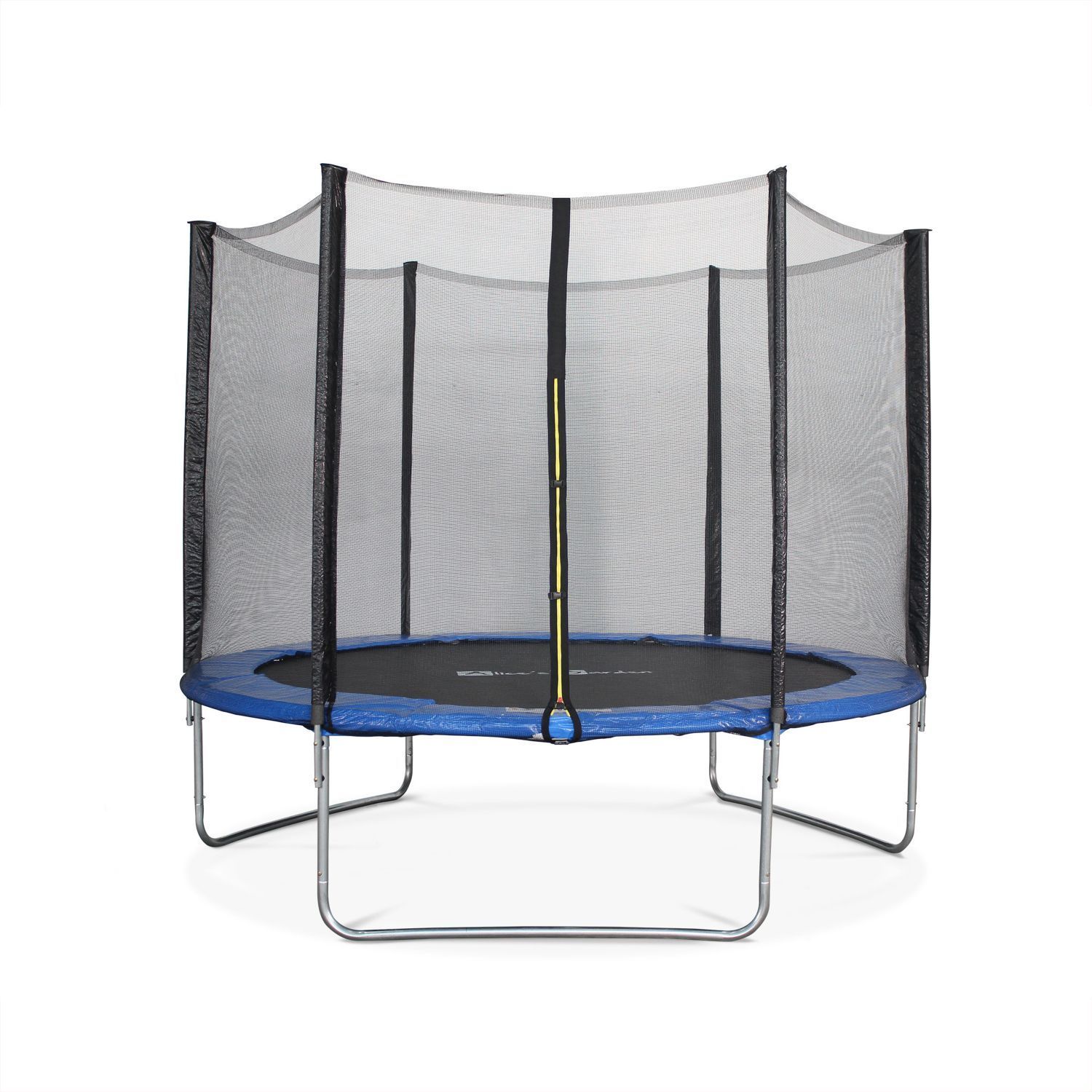 305 cm Trampolin mit Sicherheitsnetz, Blau