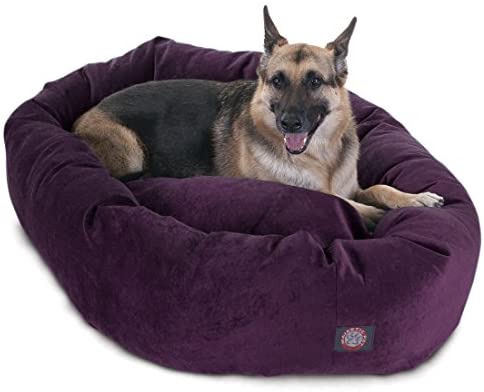 Majestic Pet Villa Bagel Hundeseng | Beroligende donutformet seng, flere størrelser og farver
