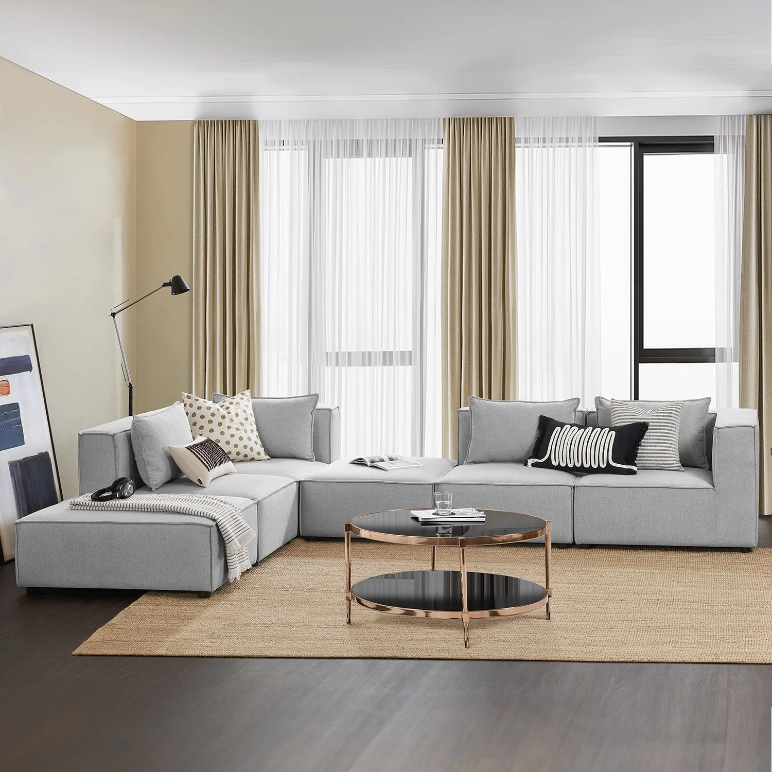 Canapé modulaire Domas XXL 2025 – salon modulaire