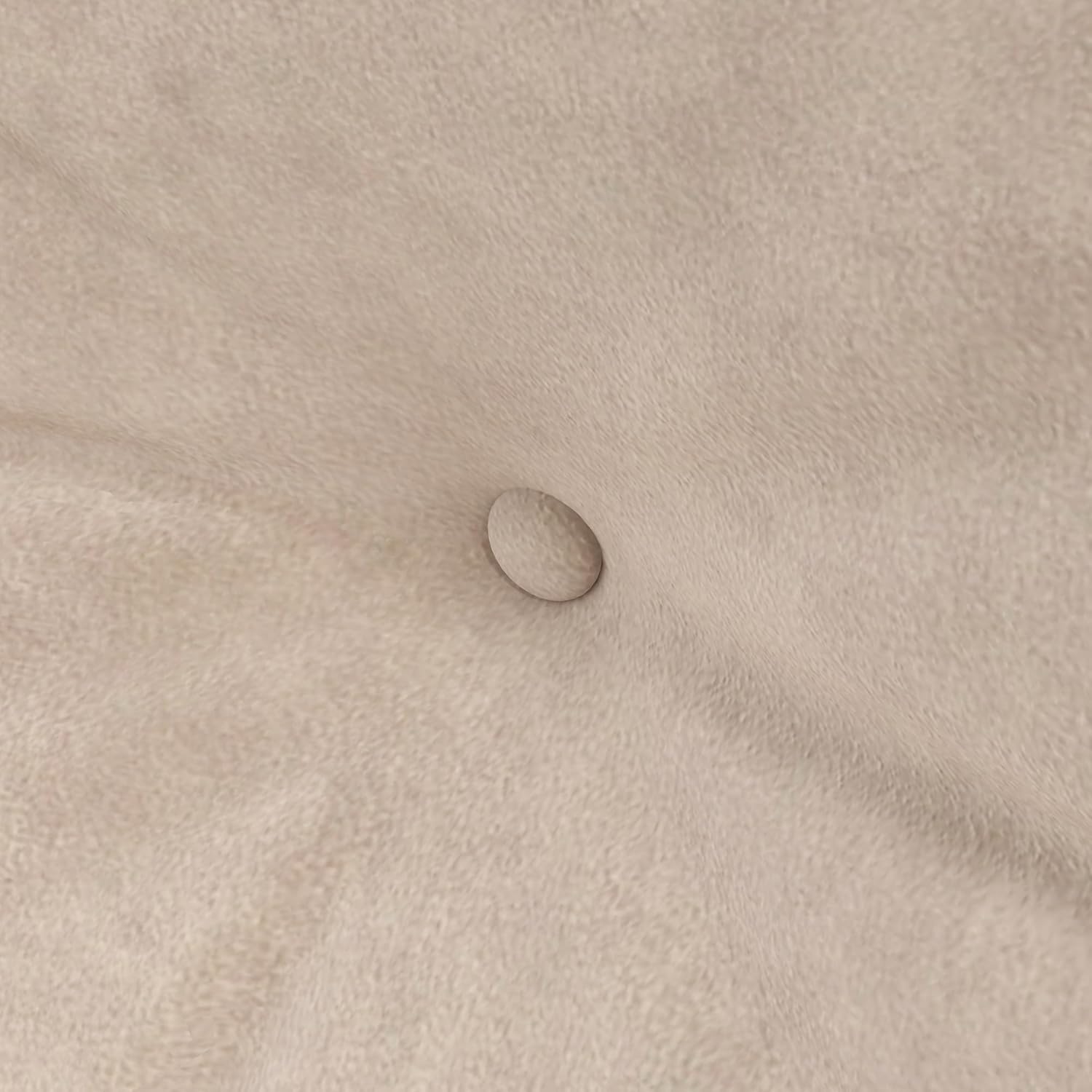 HOMCOM Schlafsofa, 2-Sitzer, Klappsofa, Samtbezug, 5-fach verstellbare Rückenlehne und gepolsterte Kissen, für Büro, Schlafzimmer, Wohnzimmer, 102 x 73 x 81 cm, Beige