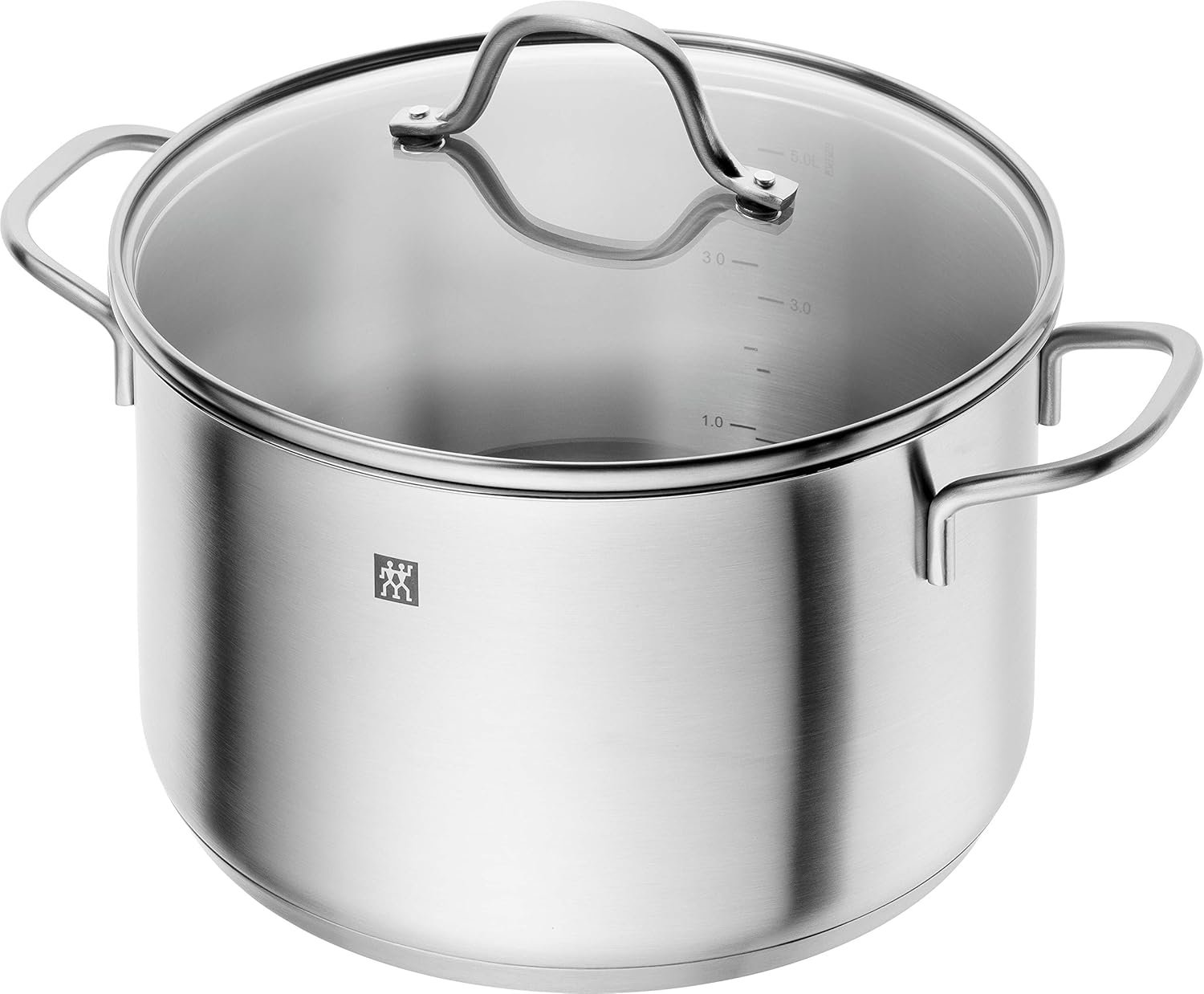 ZWILLING Flow Kochgeschirr-Set, 4 Deckel, induktionsgeeignet, Edelstahl, 5-teiliges Set