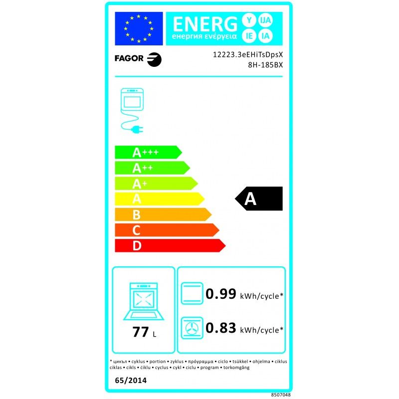 Fagor 8h-185bx Backofen