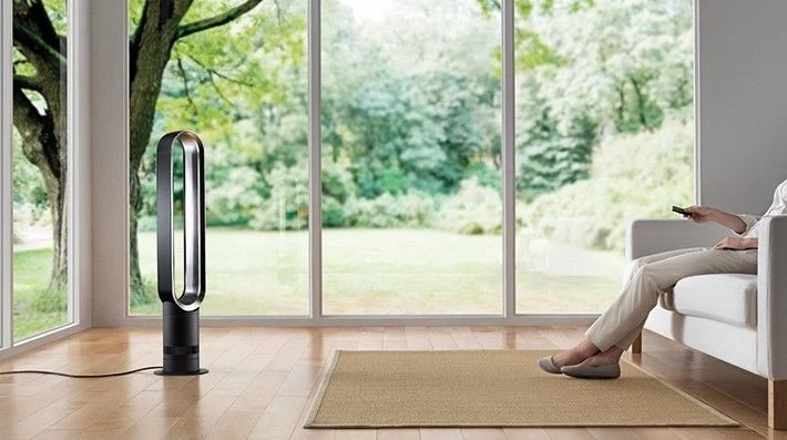 Dyson AM07 Turmventilator, Weiß/Silber, Baujahr 2025