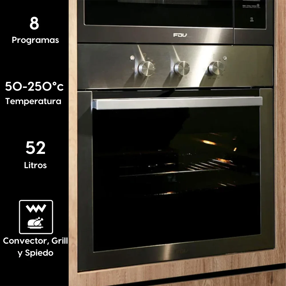 2025 Elite 52 liters indbygget ovn FDV