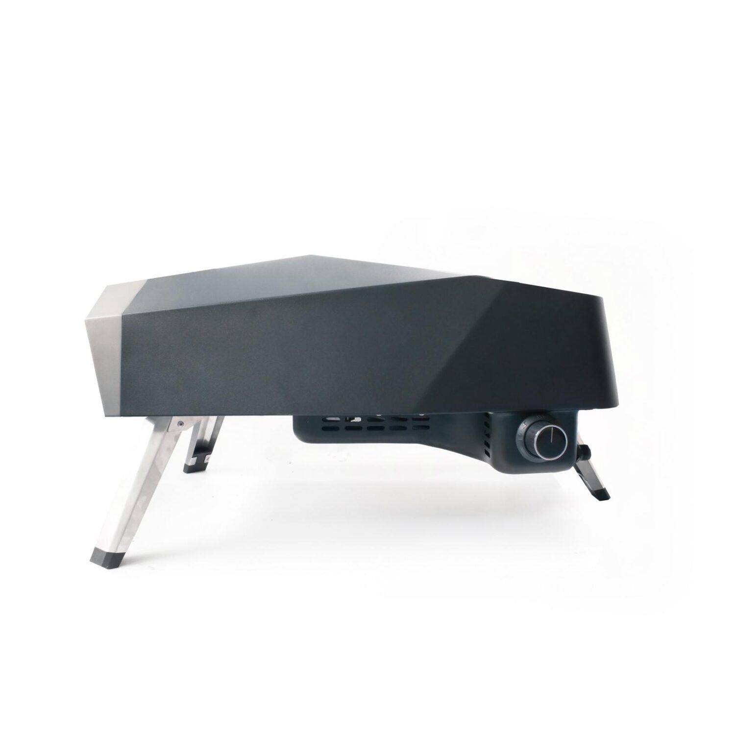 Gasovn Pizzaovn - UFO 16 - Pizzapande inkluderet | Ideel til udendørs madlavning og udendørsferier | Kompakt og bærbar | Rustfrit stål | Trendyflair