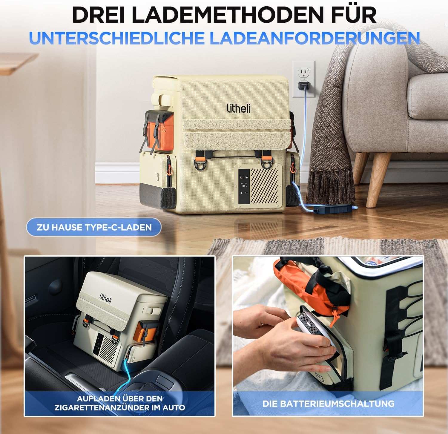 2025 Litheli FrozenPack – Tragbare Kühlbox im Rucksackformat