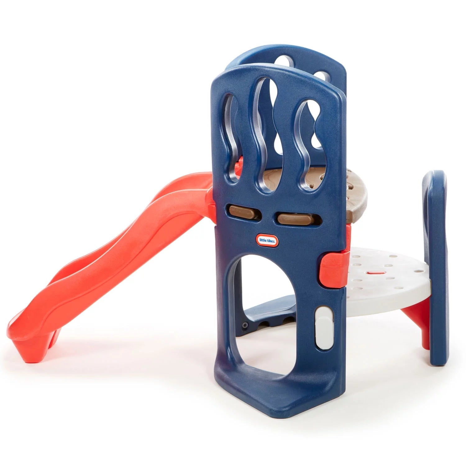Little Tikes Hide & Slide Climber, bleu et rouge - Jouet d'escalade et toboggan pour enfants de 2 à 6 ans