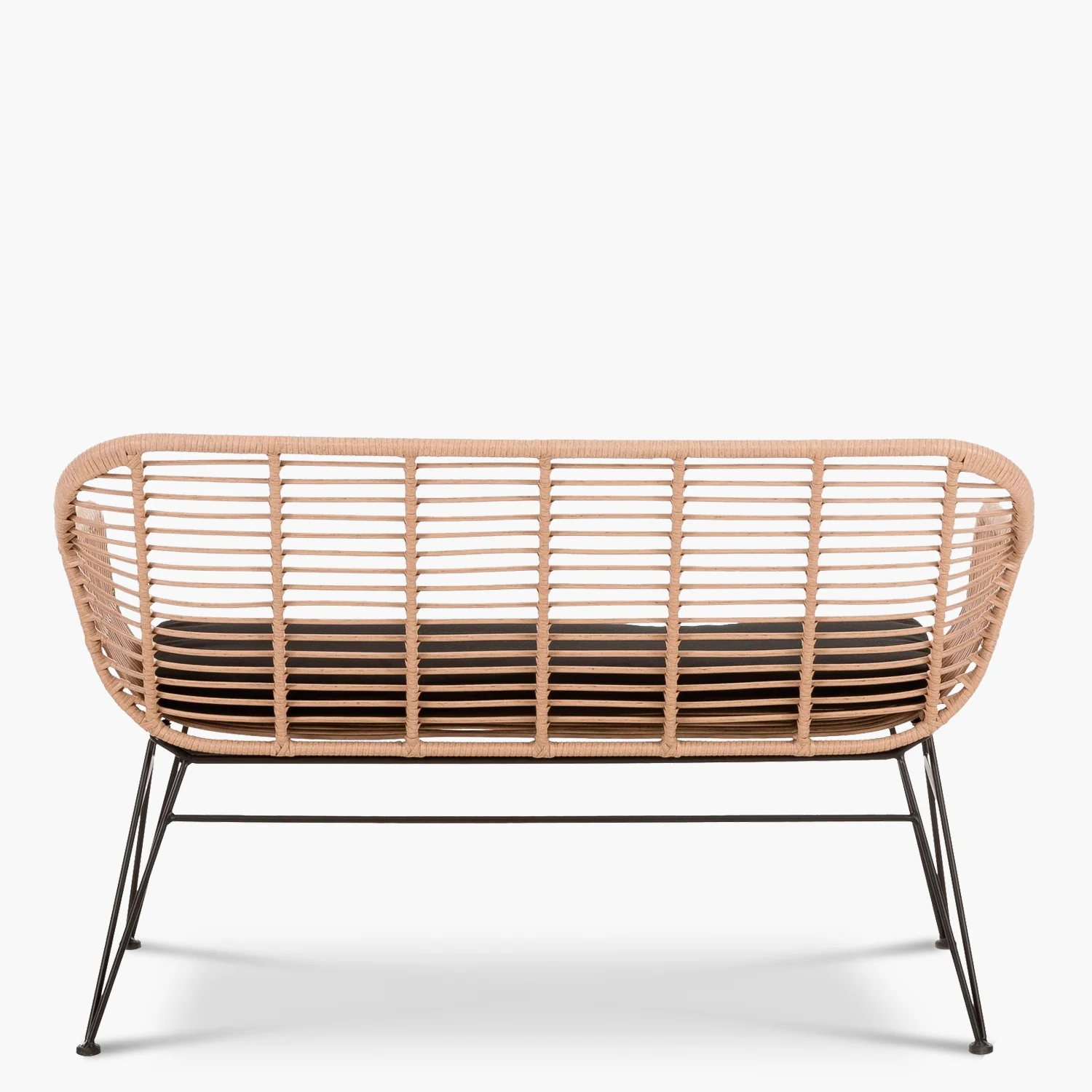 2025 Kreta syntetisk rattanbænk