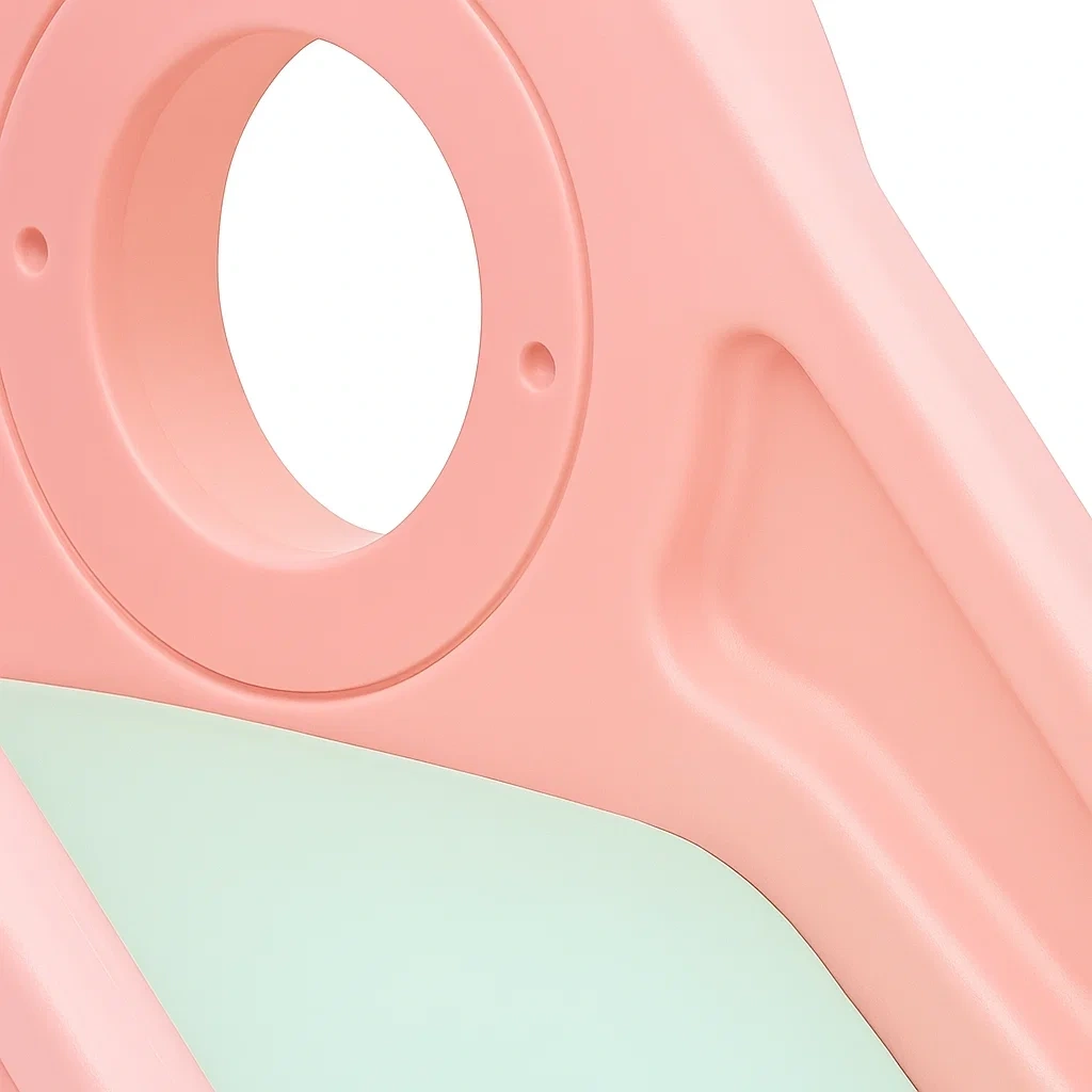 Toboggan rose 140 x 40 x 70 cm pour enfants de 2 à 5 ans, pliable - NrwmsIDp74hG